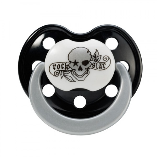 Rоck Star Baby Tattoo Pirate силиконов биберон